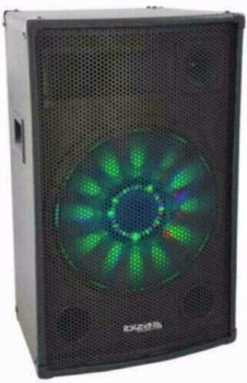 Ibiza X-LED12 Speaker met RGB Led (B-2188) - 0