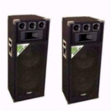 3 Weg Disco speakers 2 x 15 Inch 1600 Watt (B-105)