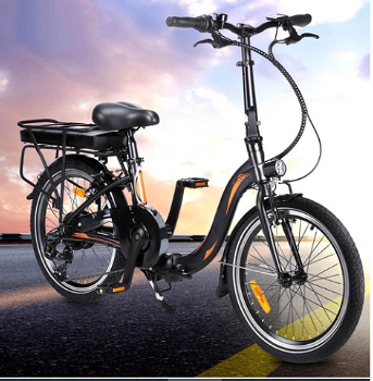 Dohiker 20F054 250W Electric Bike 20 Inch Folding Frame 7-Speed Gears - 1