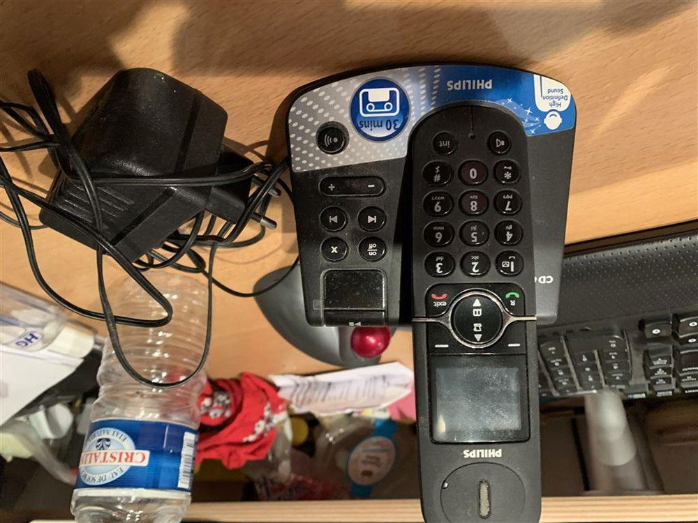 Philips draadloze dect telefoon CD 645 + antwoord app - nr. 1