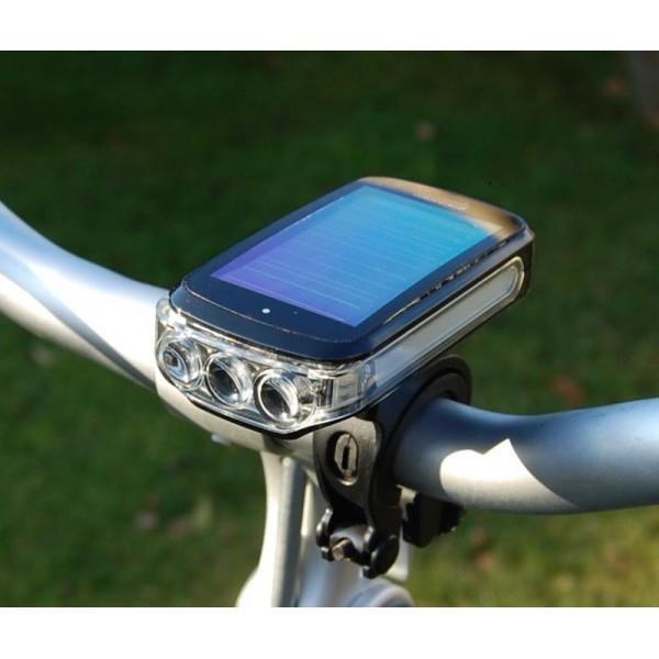 Fietsverlichting, Fietslamp op zonne energie - Afbeelding 3