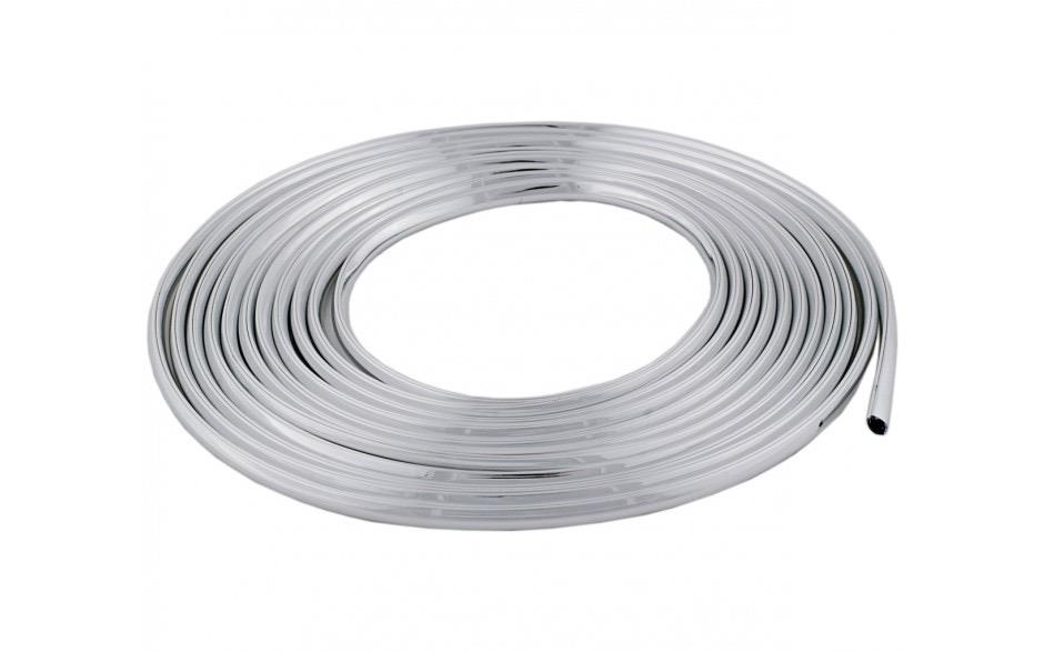 Verchroomd U profiel Windscherm, zelfklevend ca. 6,5 mtr - nr. 1