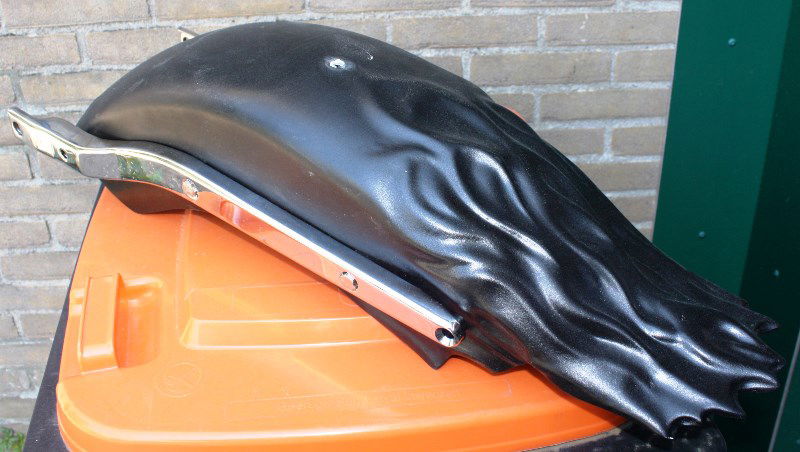 Achter spatbord Flame - nr. 1