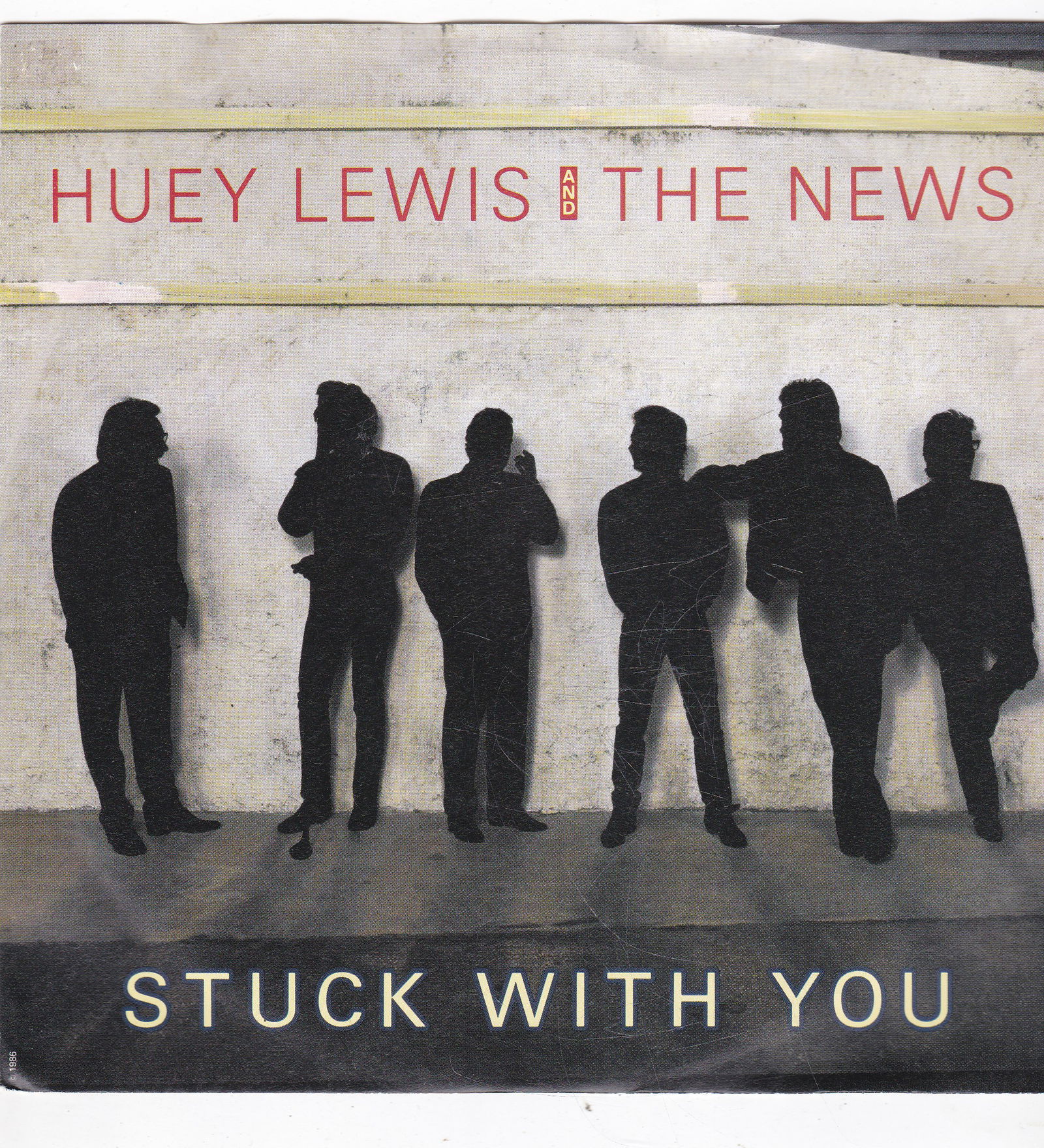 Single Huey Lewis & The News - Stuck with you - nr. 1