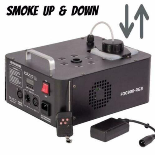 IBIZA-LIGHT FOG900-RGB UP / Down rookmachine met RGB LED,s - Afbeelding 2