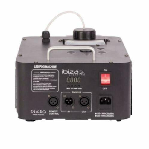 IBIZA-LIGHT FOG900-RGB UP / Down rookmachine met RGB LED,s - Afbeelding 4