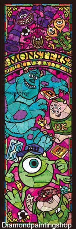 Diamond painting Monsters & Co
