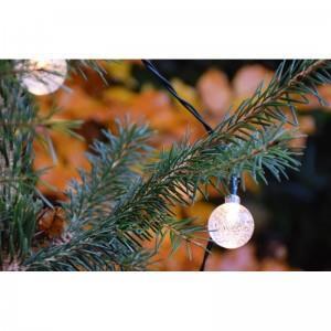 Solar kerst tuin verlichting 30 LEDs bolletjes - Afbeelding 2