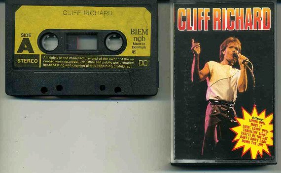 Cliff Richard ‎Cliff Richard 12 nrs cassette Denmark ZGAN - 0