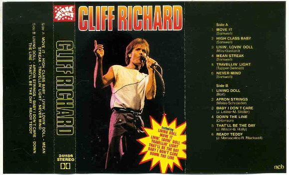 Cliff Richard ‎Cliff Richard 12 nrs cassette Denmark ZGAN - 1