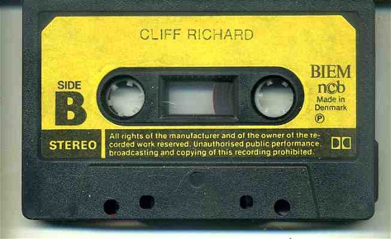 Cliff Richard ‎Cliff Richard 12 nrs cassette Denmark ZGAN - 4