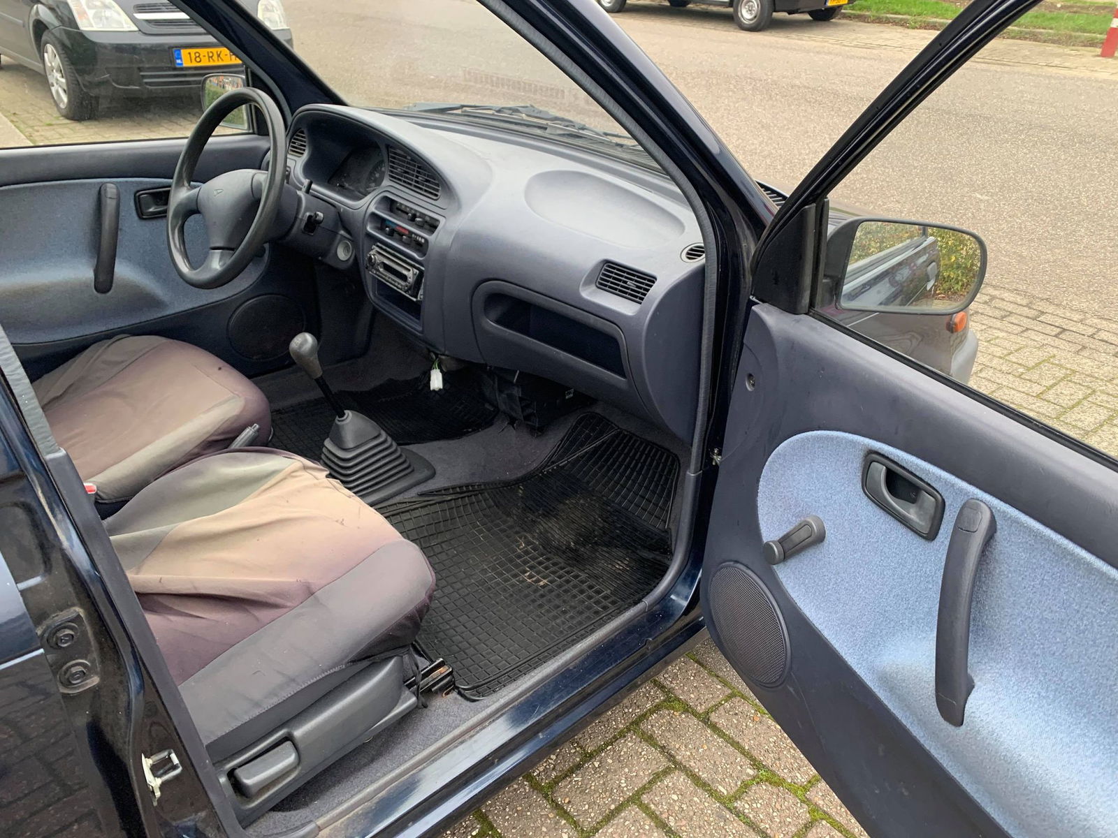 Daihatsu Cuore 0.8 1996 Blauw, APK,NAP€595.- - Afbeelding 5