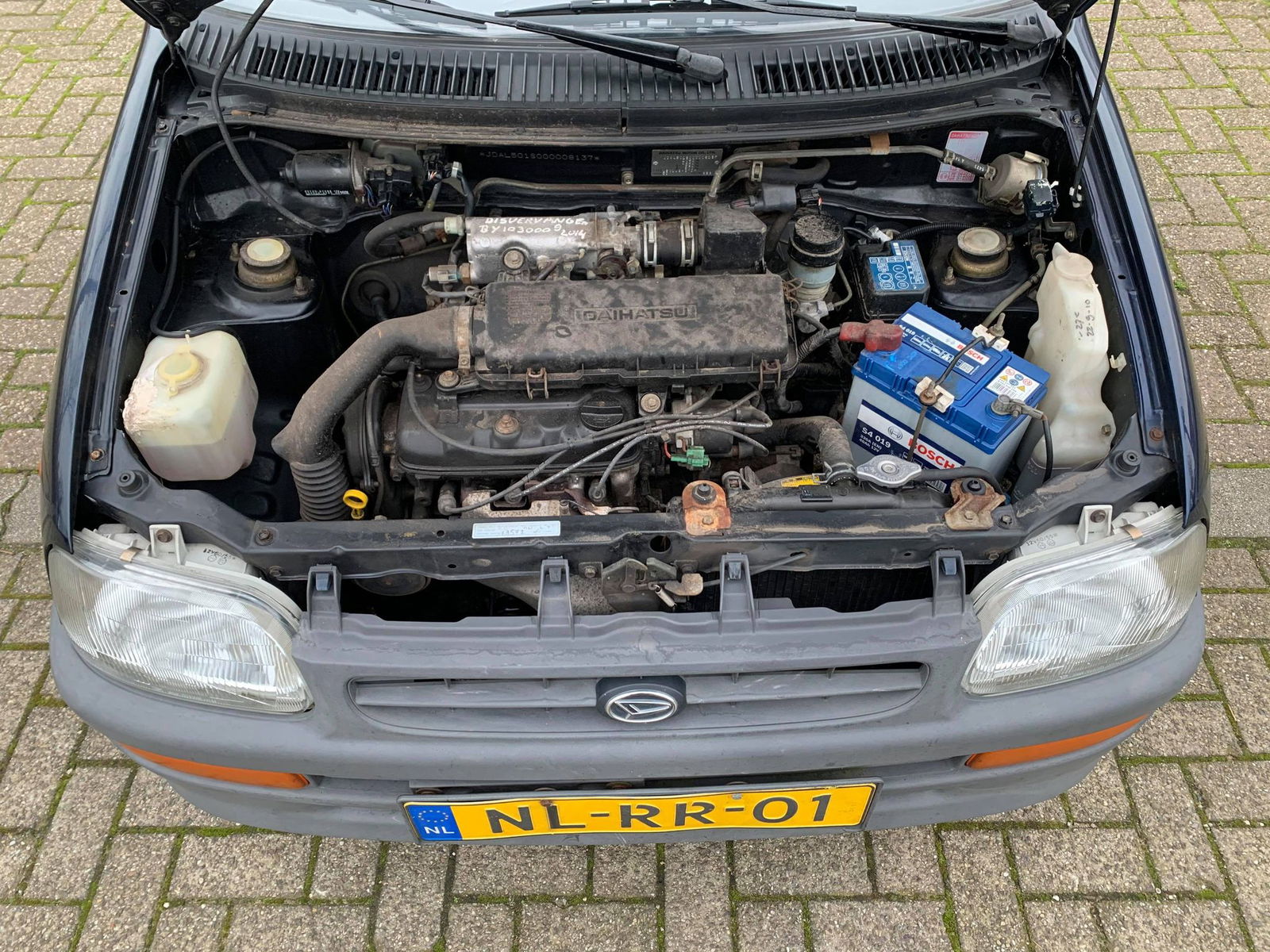 Daihatsu Cuore 0.8 1996 Blauw, APK,NAP€595.- - Afbeelding 6