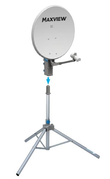 Maxview Precision, schotel 55 cm. op statief - nr. 1