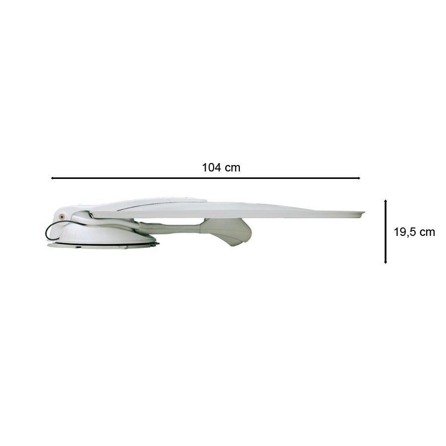 Teleco Flatsat SKEW Easy BT 85 SMART TWIN, P16 SAT,Bluetooth - Afbeelding 2
