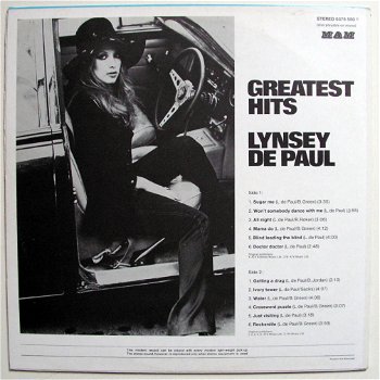 Lynsey De Paul Greatest Hits 12 nrs lp 1973 zeer mooie staat - 4