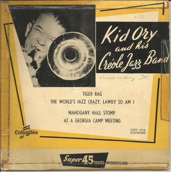 Kid Ory And His Creole Jazz Band ‎– Tiger Rag (1955) - 0