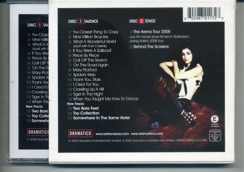 The Katie Melua Collection cd+dvd cd 17 nrs 2008 als NIEUW - 1