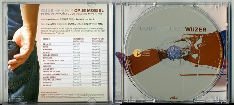 Guus Meeuwis Wijzer cd 2005 13 nummers als NIEUW - 2