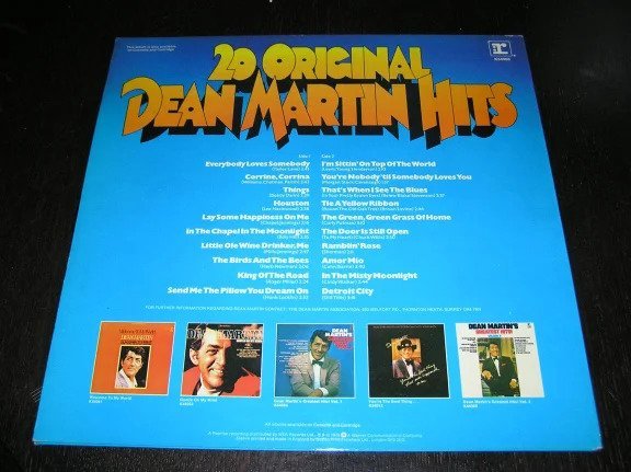 Dean Martin – 20 Original Dean Martin Hits. - Afbeelding 2