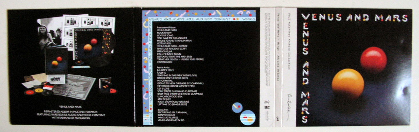 Paul McCartney Wings Venus and Mars Promo 2 cd + 1 dvd ZGAN - Afbeelding 3
