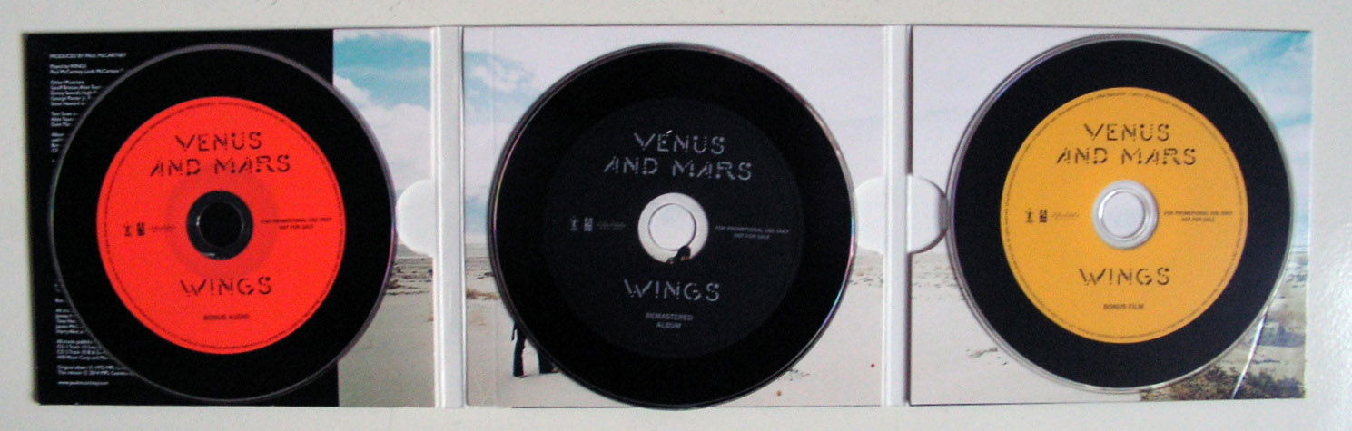 Paul McCartney Wings Venus and Mars Promo 2 cd + 1 dvd ZGAN - Afbeelding 5