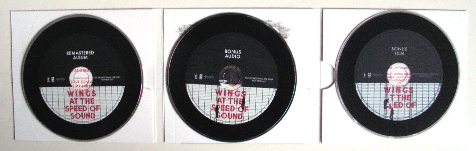 Paul McCartney Wings At The Speed Of Sound PROMO 2 CDS + DVD - Afbeelding 5
