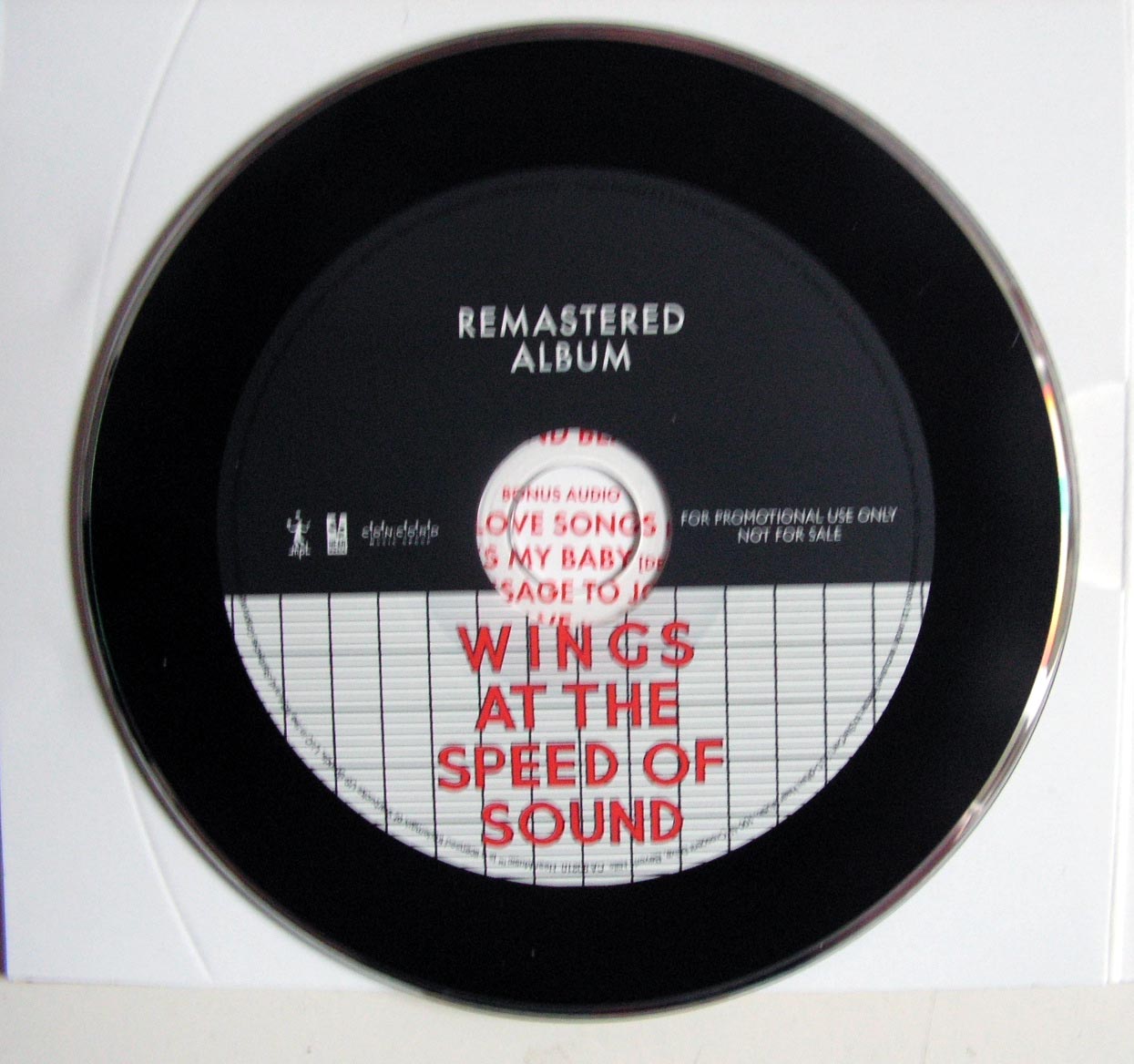 Paul McCartney Wings At The Speed Of Sound PROMO 2 CDS + DVD - Afbeelding 6