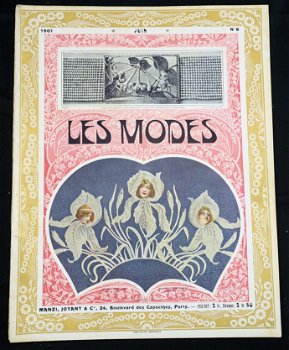 [Mode] Les Modes 1901 Juin No. 6 - Belle Epoque Lalique - 2