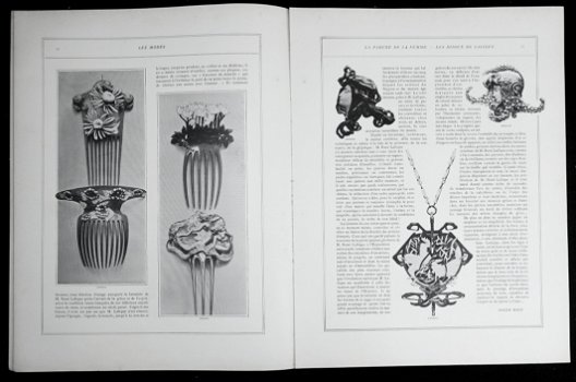 [Mode] Les Modes 1901 Juin No. 6 - Belle Epoque Lalique - 7