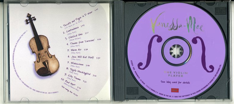 Vanessa Mae The Violin Player 10 nrs cd 1995 ZGAN - 2