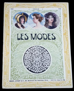 [Mode] Les Modes 1901 Février No. 2 - Belle Epoque Paarden - 2