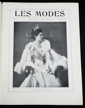 [Mode] Les Modes 1901 Février No. 2 - Belle Epoque Paarden - 3