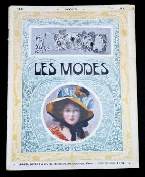 [Mode] Les Modes 1901 Janvier No. 1 - Belle Epoque H. Vever - 2