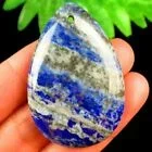 50x32x7mm Natural Lapis Lazuli druppelvormige kettinghanger