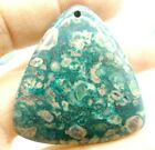 43*43MM Natural picture agate kettinghanger