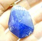 40*31MM Titanium Crystal Agate Druzy Quartz Quartz Geode stone kettinghanger