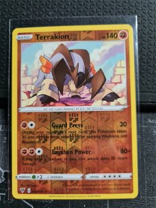 Terrakion  092/185 (reverse) Rare Sword & Shield: Vivid Volta