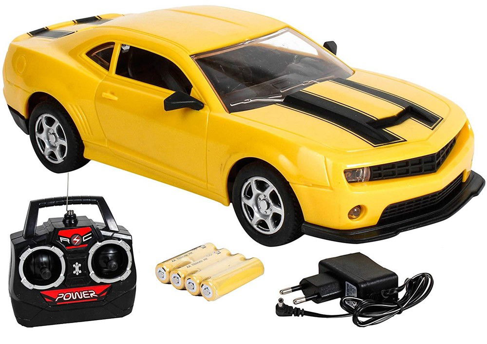 RC Auto spider (bumbelbee) camaro 1:18 geel 27MHZ RTR - nr. 1