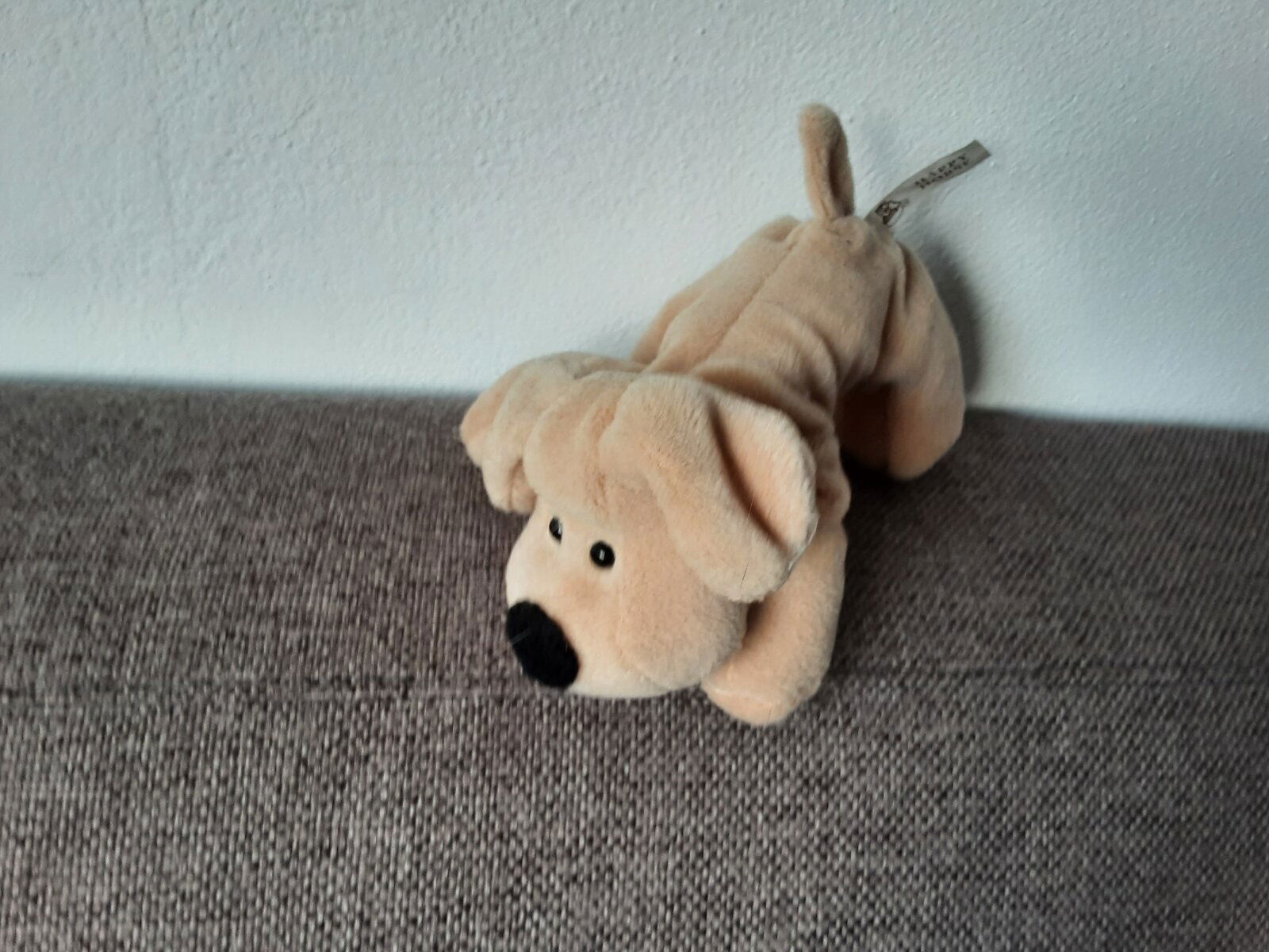 1200 Hond Happy Horse knuffel uit 1997 15cm - nr. 1