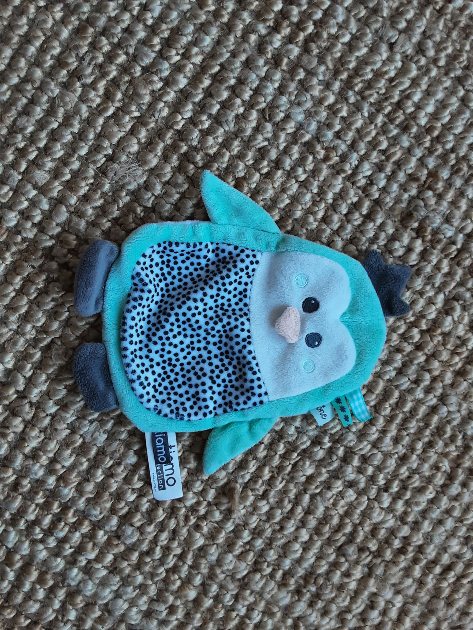 1200 Uil Knisper knuffeldoekje Tiamo - nr. 1