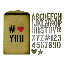 SIZZIX Tim Holz thinlits gift card bag GERESERVEERD