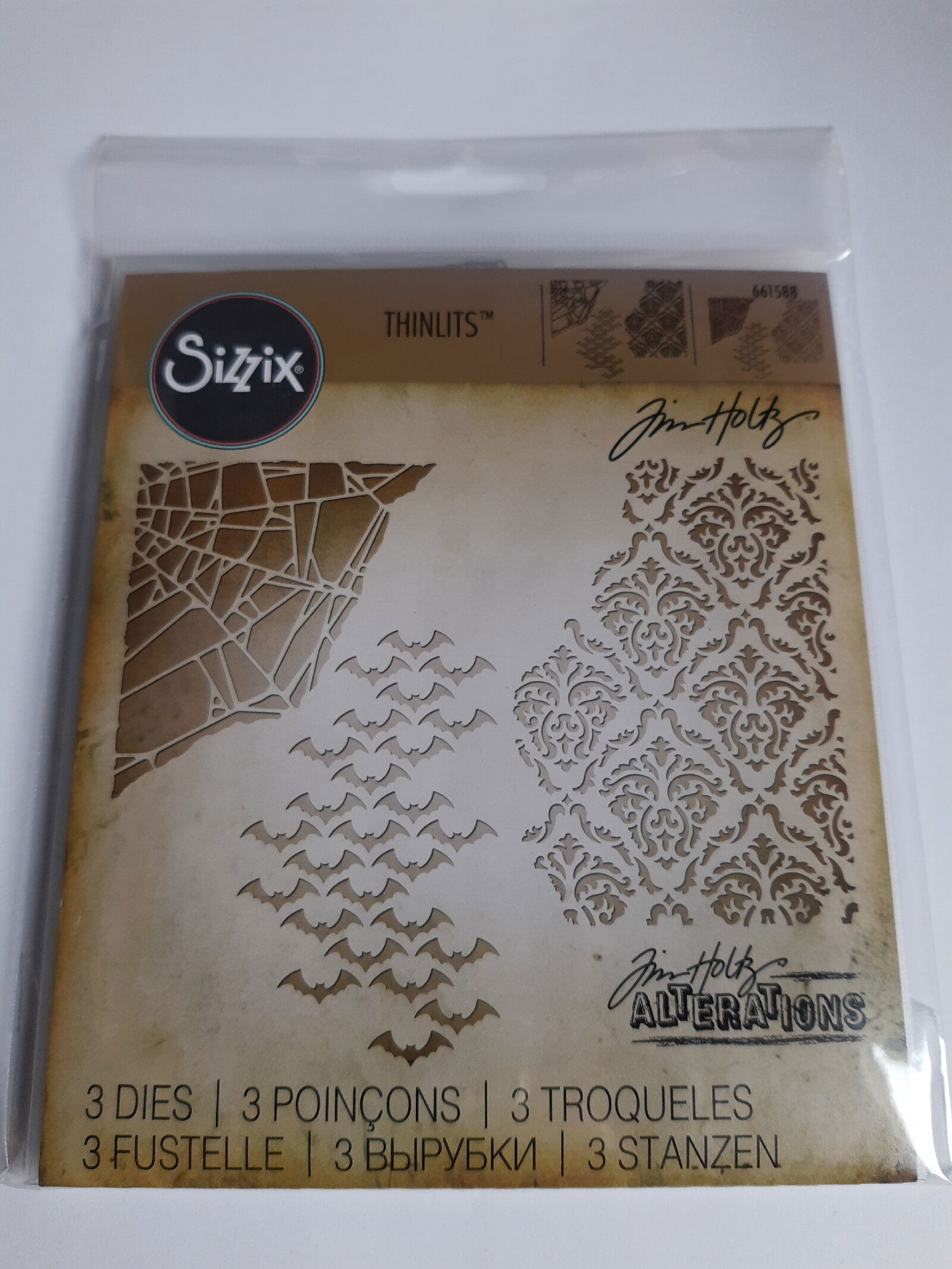 SIZZIX Tim Holz thinlits mixed media halloween GERESERVEERD - Afbeelding 2