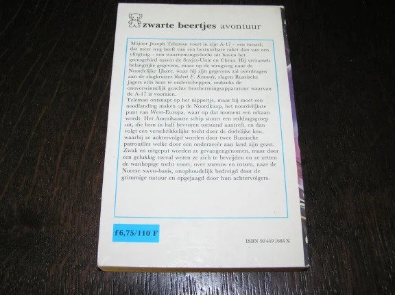 Joe Poyer Vlucht op Noordkaap. Zwarte beertjes nr. 1684 - Afbeelding 2