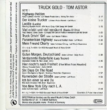 Tom Astor Truck Gold 14 nrs cassette ZGAN - 2
