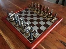 Een schaakspel met als thema: ''MEDIEVAL KNIGHTS'', - Afbeelding 3