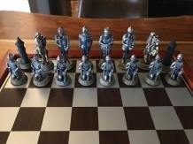 Een schaakspel met als thema: ''MEDIEVAL KNIGHTS'', - Afbeelding 5