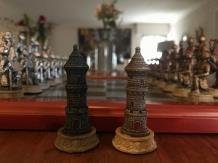 Een schaakspel met als thema: ''MEDIEVAL KNIGHTS'', - Afbeelding 7