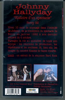 Johnny Hallyday Histoire d'un spectacle Bercy 92 VHS ZGAN - 2