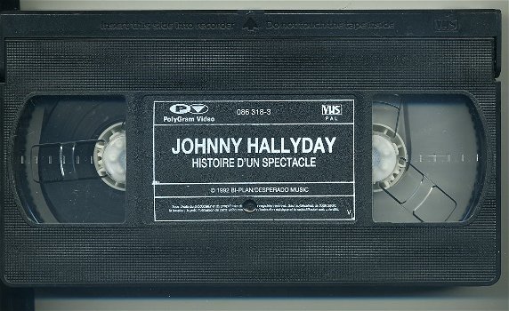 Johnny Hallyday Histoire d'un spectacle Bercy 92 VHS ZGAN - 3